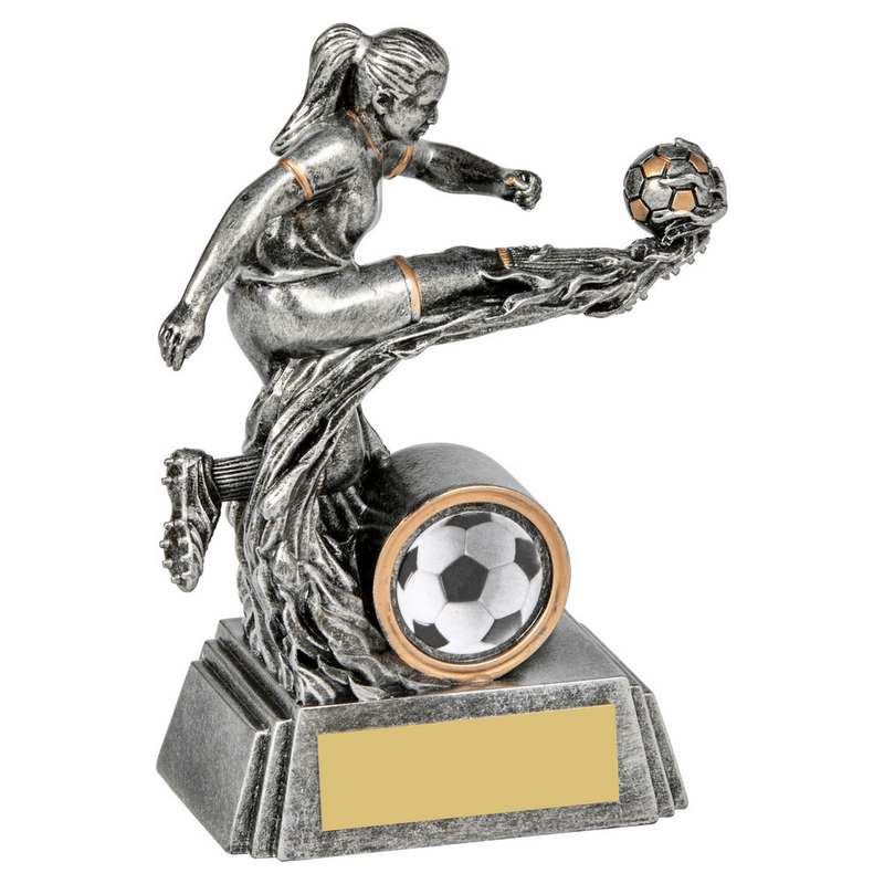 Celebrate the Spirit of Female Football with Our Trophies